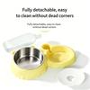 Pet Dual Bowl, Automatic Water Addition, Stainless Steel Feeder, Cat And Dog Bowl, Easy To Clean Pet Supplies