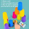 Educational Stacking Cup Game Intellectual Enlightenment Children Puzzle  Family Party Game