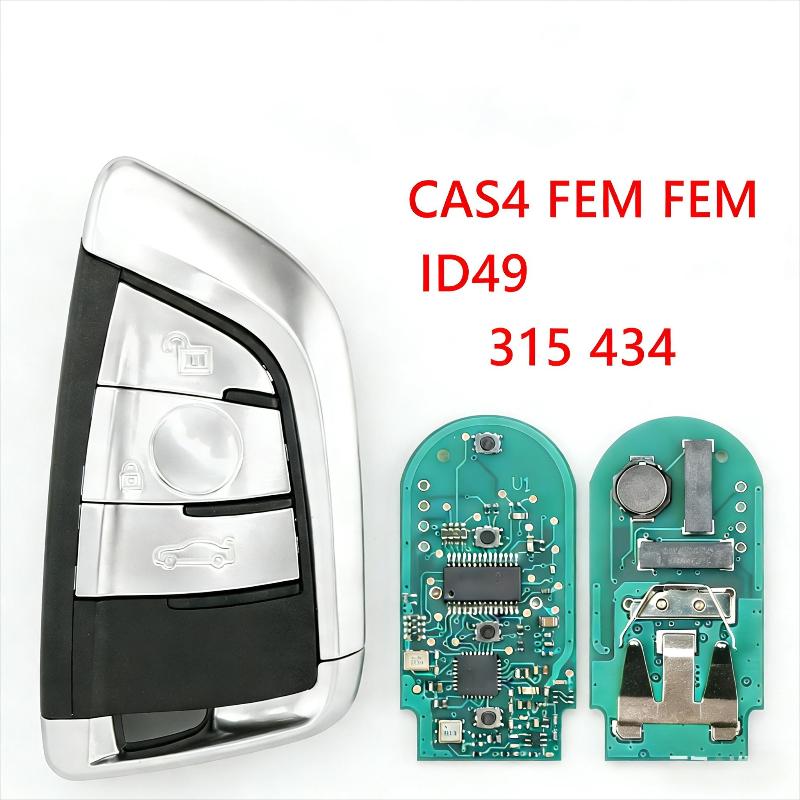315/433Mhz Id49 Promixity Keyless Go Car Remote Key For Bmw 1 3 5 7 Series X1 X3 X5 X6 X7 Cas4 Cas4+ Fem F System