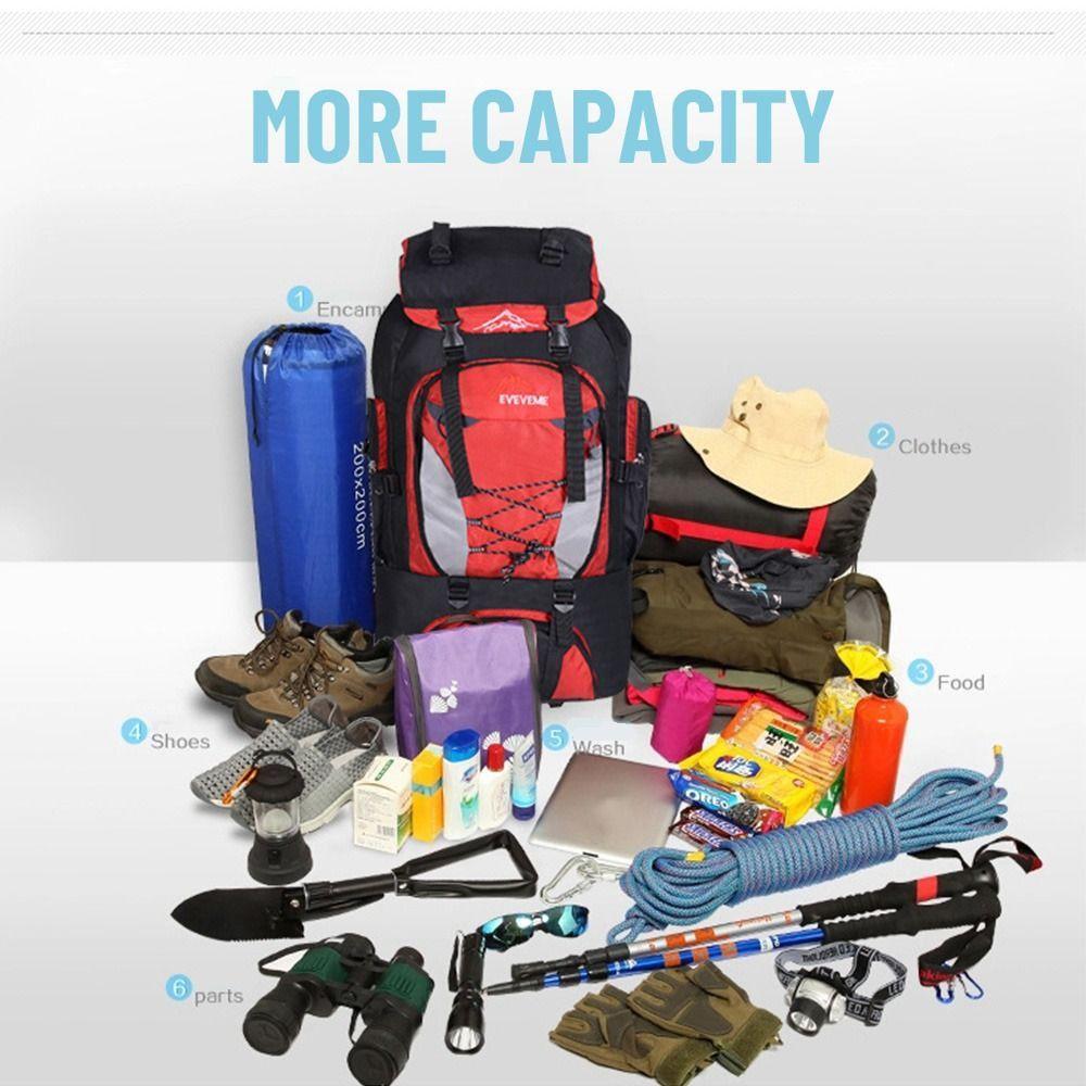 Outdoor Accessories Travel Luggage Bag Hiking Backpack Climbing Rucksack Camping Mountaineering
