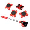 5Pcs Portable Furniture Mover Transport Lifter Tools Set Heavy Duty Furniture Remover 4 Pad Pulleys