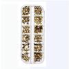 Shills Professional Nail Art 3D Gold & Black Nail Art Rhinestones Fancy Shaped Crystals and Stone