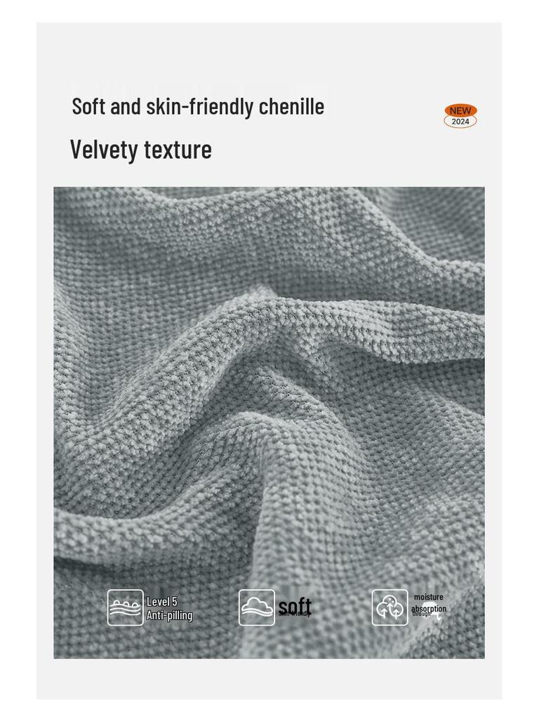 Роскошный чехол на обеденный стул Chenille Arc - Защита от царапин и универсальная посадка