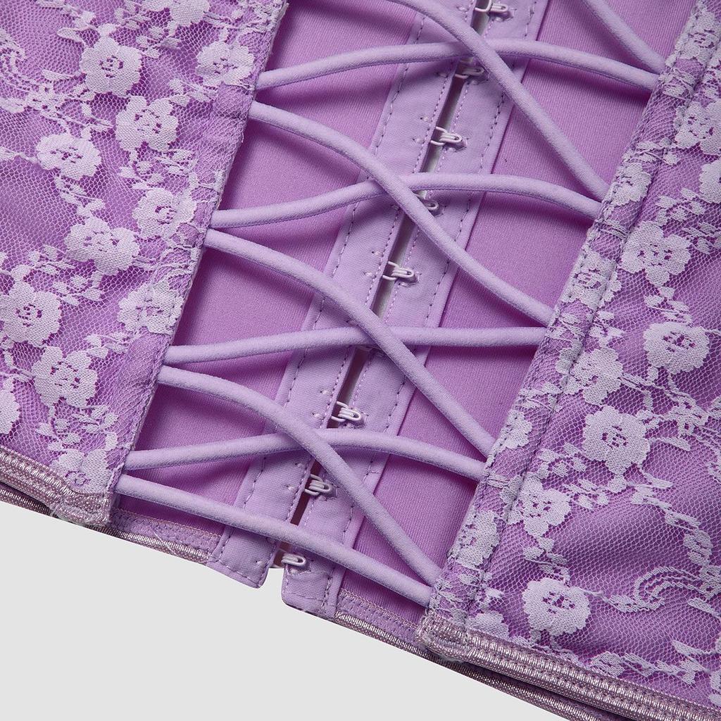 Женская сексуальная однотонная кружевная майка Fishbone со стальным кольцом, обтянутая бюстом, пряжкой, открытой спиной, маленькая майка