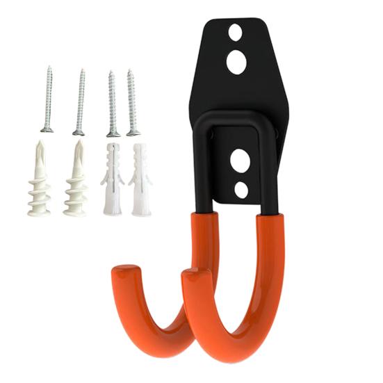 Крючок для хранения Антикоррозийный съемный держатель садового шланга Настенный высокопрочный металлический крючок-вешалка Многоцелевой держатель для хранения водопроводных труб Лестницы