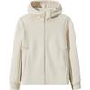 Training Series Solid Color Zip-Up Hooded Comfortable Breathable Fleece Thickened Casual Jacket Women Jackets White Tea 162447717N-3