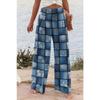 Женские широкие брюки с принтом Four Seasons Casual Wide Leg Брюки Прямые брюки
