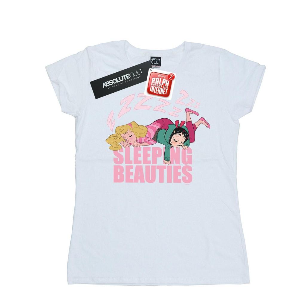 Disney Womens/Ladies Wreck It Ralph Aurora And Vanellope Cotton T-Shirt