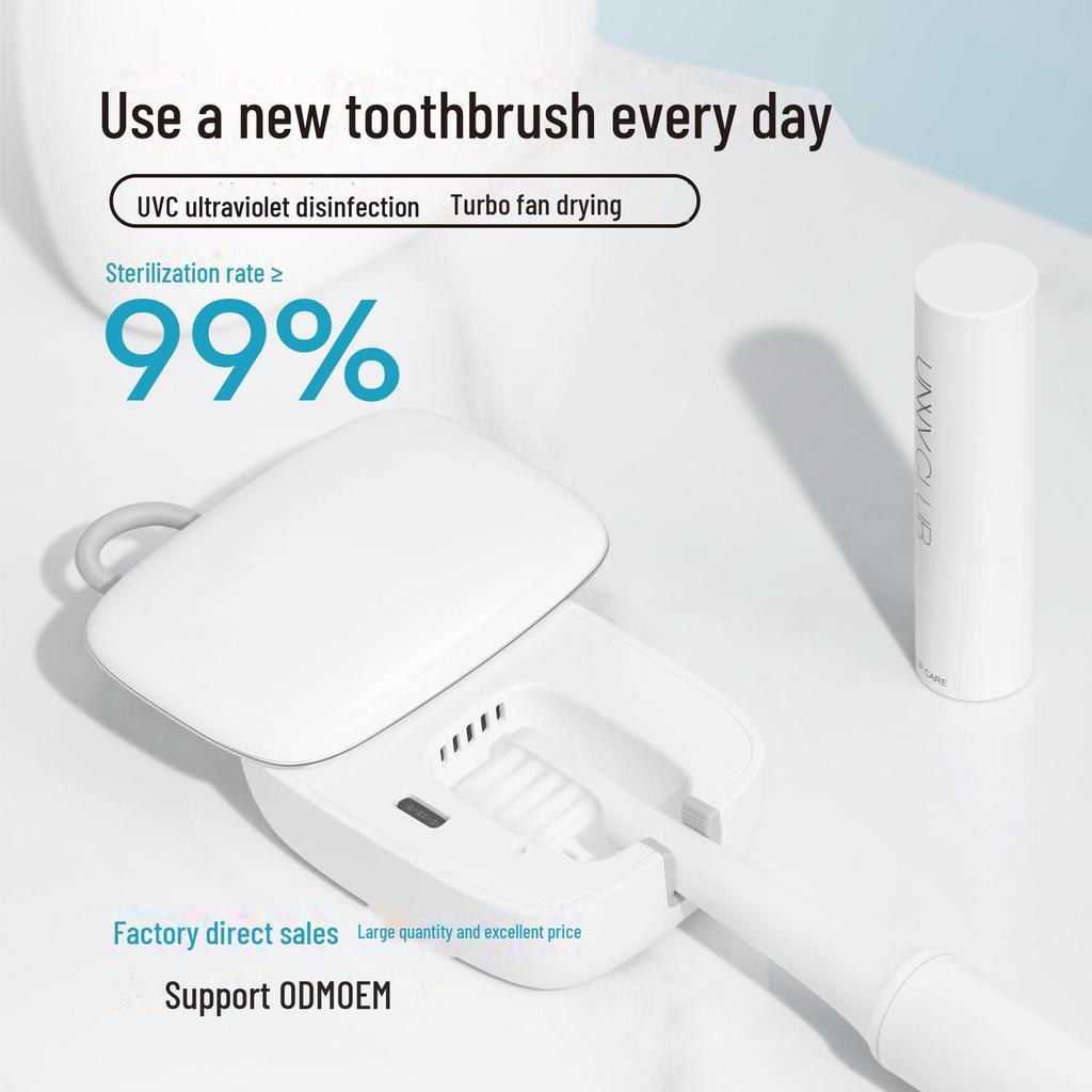 Smart Portable UVC Electric Toothbrush Sterilizer for Kids