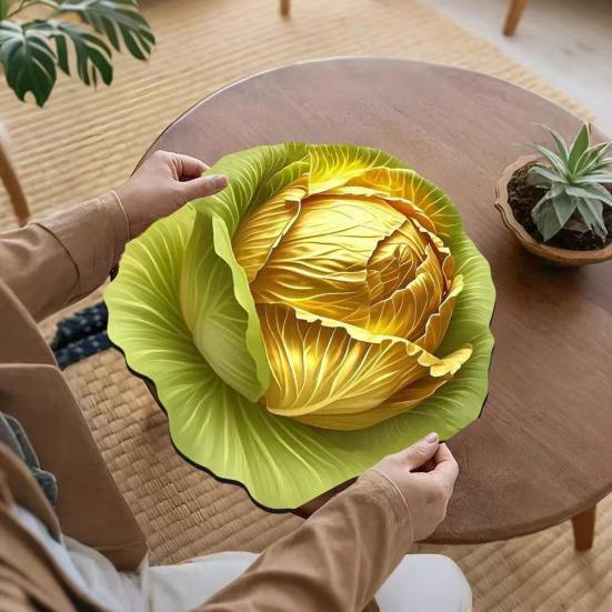 3D Цветочный Плейсмат Диатомовая Земля Абсорбирующий Обеденный Мат Термостойкий Реалистичный Цветочный Плейсмат для Обеденного Стола Кухонной Столешницы Декор Стола