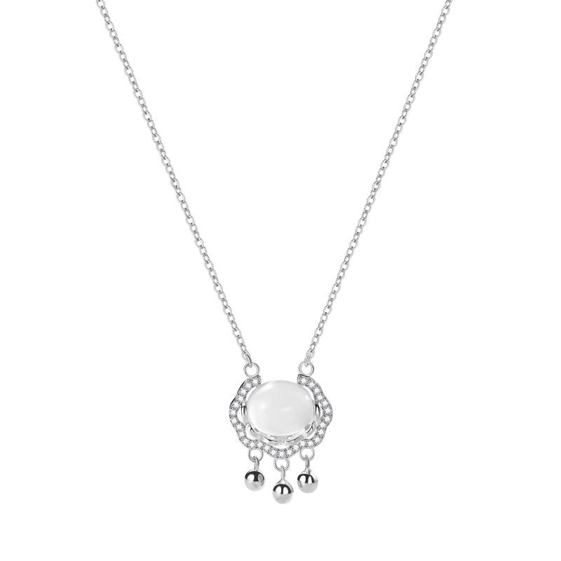 Ожерелье с замком Ruyi Ping An, женская мода, ретро, легкая, роскошная, в национальном стиле, подвеска для женщин