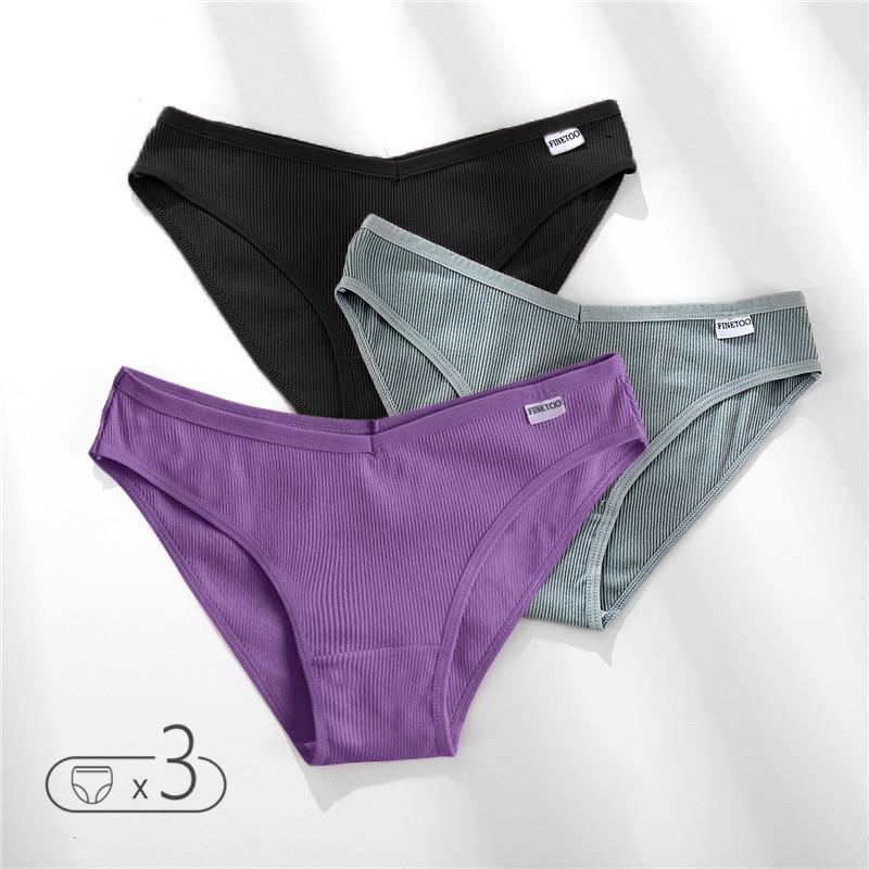 FINETOO M-4XL хлопковые трусики, женское нижнее белье с V-образной талией, трусы больших размеров, женские трусы с низкой посадкой, удобные трусики, нижнее белье