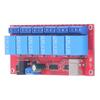6 Channel USB Relay Module Modes Adjustable HID Drive Free USB Relay Board for Home Farm 24V