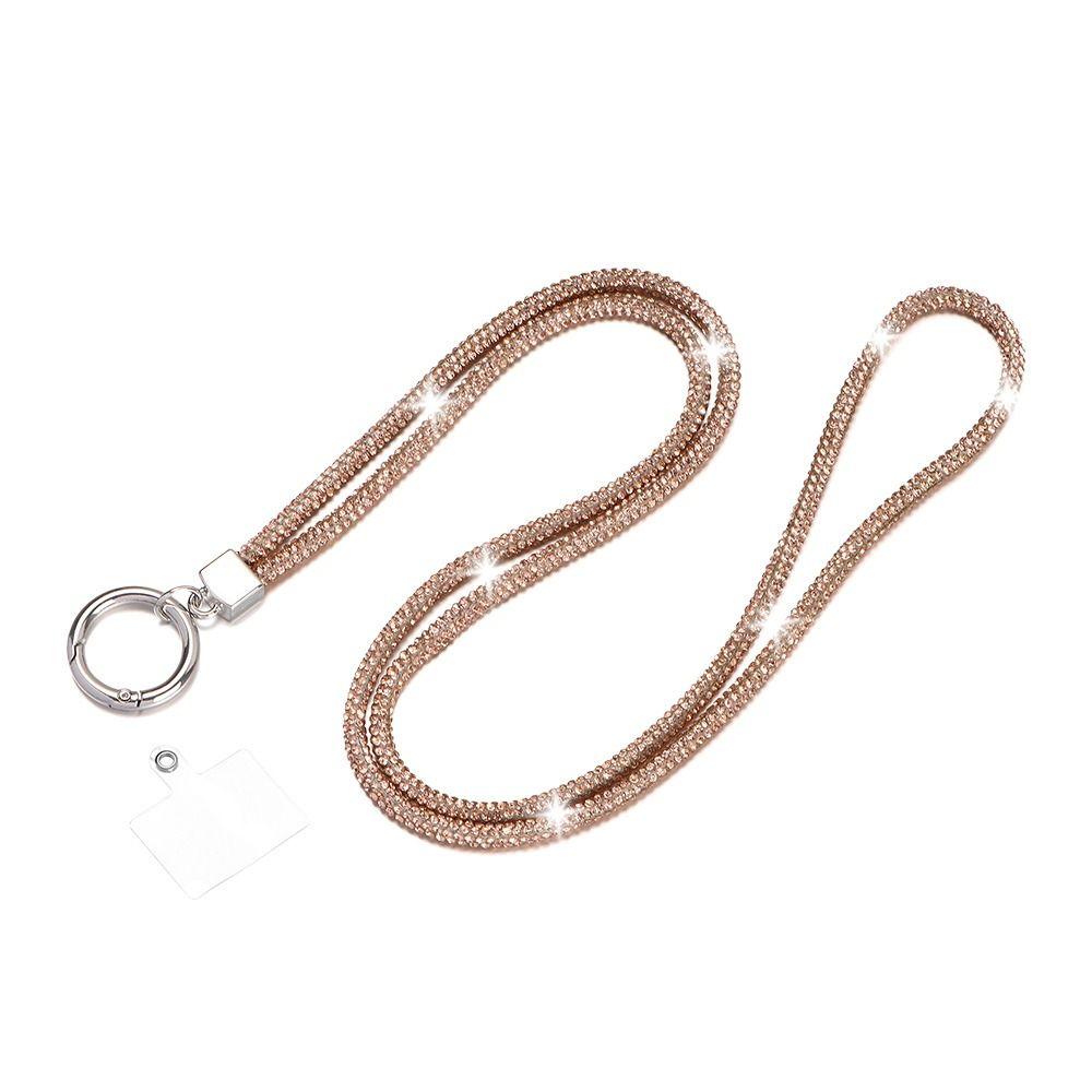 Блестящий яркий брелок с бриллиантами и кристаллами, анти-потерянная веревка, ремни, стразы, ремешок для телефона, подвесной шнур