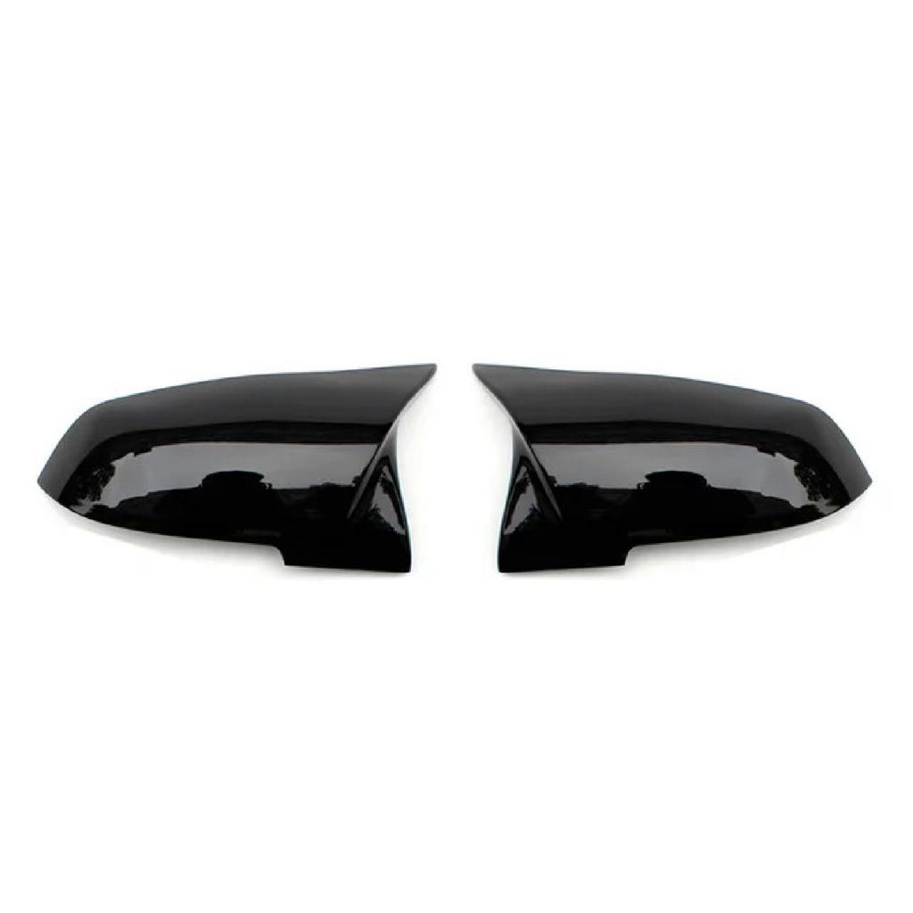 2 Pieces Rearview Mirror Cover Cap Carbon Black for BMW Series 1 2 3 4 X M 220i 328i 420i F20 F21 F22 F23 F30 F32 F33 F36 X1