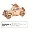 Robotime Wooden Model Vintage Car Kits 3D Wooden Puzzles DIY Model Kits  Collection Lover Best Gift for 14+