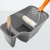 Paint Cup Tray Portable with Brush Holder Professional Paints Pail Bucket for Household Wall
