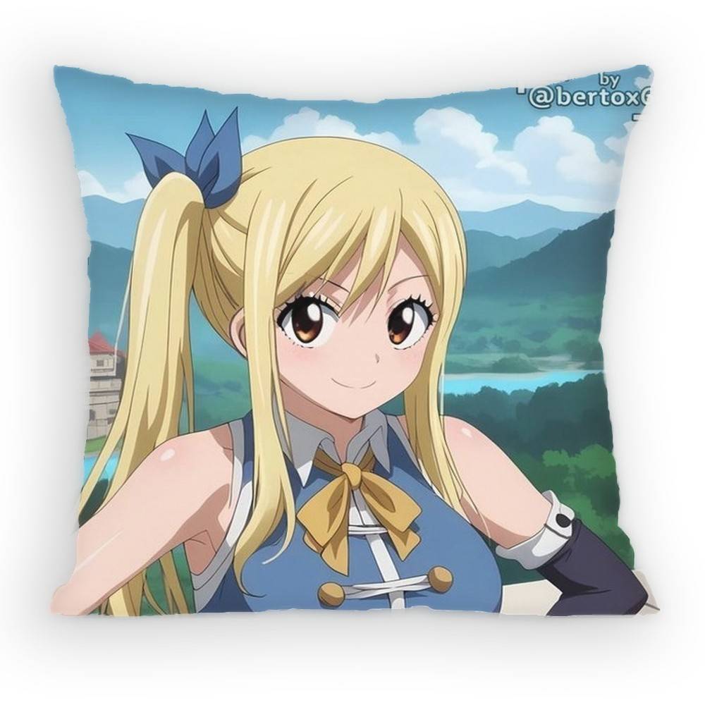FAIRY TAIL Наволочка Люси Диван Гостиная Спальня Изголовье Спинка Подушка Квадратная Подушка Время Сна
