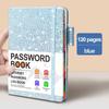 С пружинным ремешком B6 Адресная книга Твердый переплет Веб-сайт Книга записей Английская Пароль Книга Среднего возраста