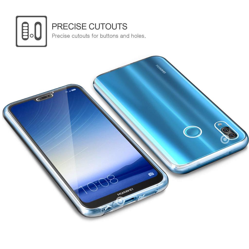 Двойной чехол на 360 градусов для Huawei P30 P20 P10 Lite P Smart Y5 Y6 Y7 Y9 Коврики 20 Honor 10 Lite 10i 8A Чехол