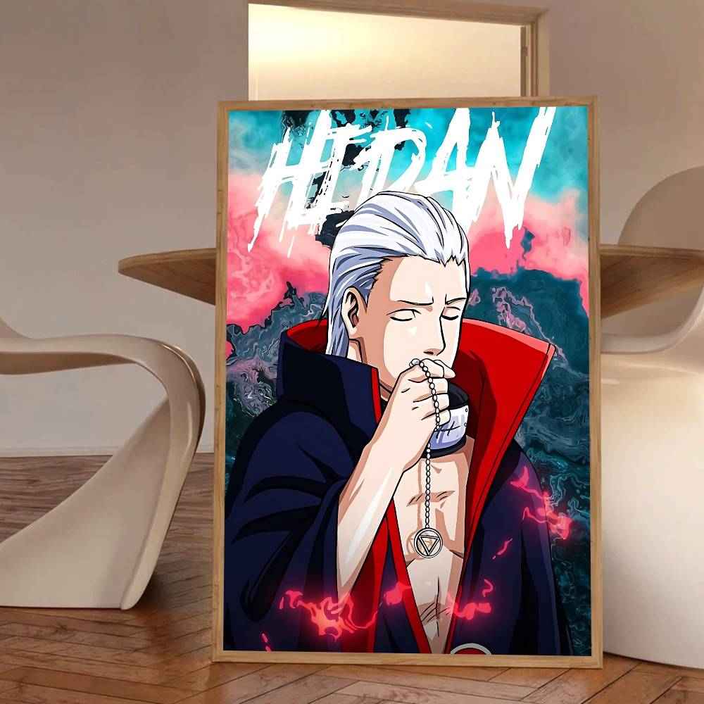 Аниме Персонаж Крутой Мужчина Хидан Манга Н-Наруто Постеры HD Печать Винтажное Настенное Искусство Декор для Дома Учебной Комнаты