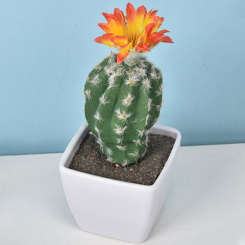 Мини-растение в горшке, искусственные растения, пластиковый кактус, домашний декор, искусственный цветок без горшка, реалистичный