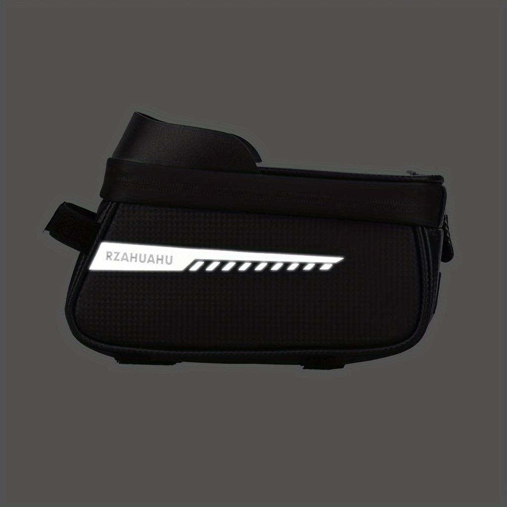 Waterproof Bike Top Tube Bag with Touchscreen Phone Pocket – Fits MTB & Road Bikes