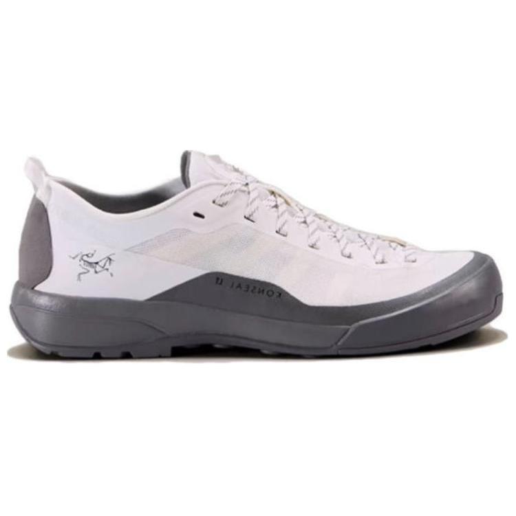 Arcteryx Konseal Lt Casual Versatile Lightweight Mesh Breathable Low-Top Hiking Shoes Unisex Hiking Shoes White Gray L08094400