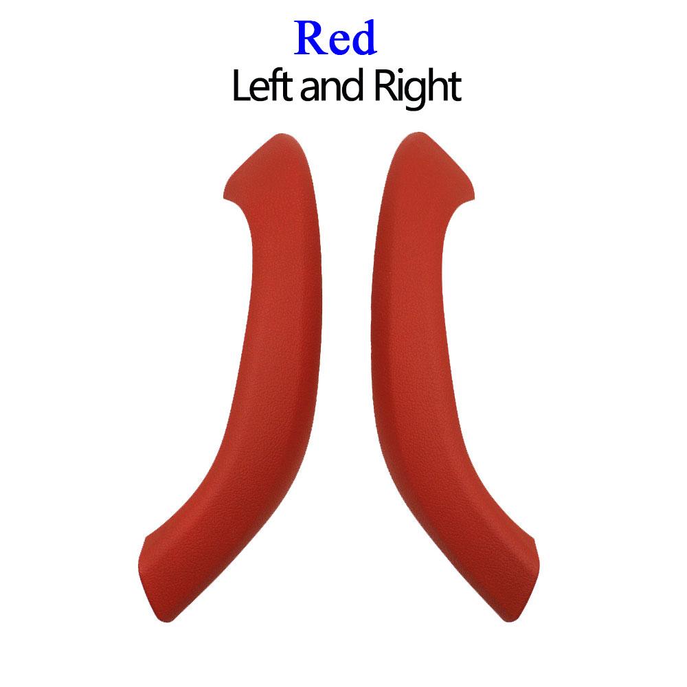 LHD RHD Внутренняя дверь автомобиля Черный Бежевый Карбон Левая и правая ручка Наружная крышка Замена накладки для BMW X1 X2 F48 F49