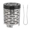 Camping Heating Stove Cover Stainless Steel High Temperature Resistant Camping Mini Heater Tent