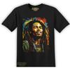Футболка с изображением Боба Марли и группы Reggae Черная S3XL Унисекс(2)