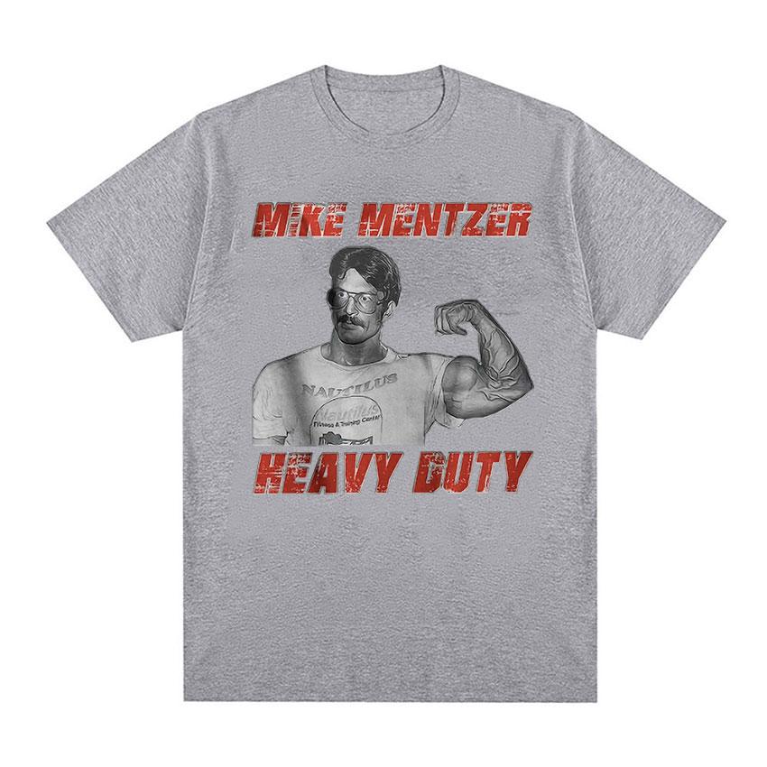 Летняя винтажная мужская футболка с принтом Майка Ментцера, бодибилдера, с коротким рукавом, 100% чистый хлопок, стритвир, 2025