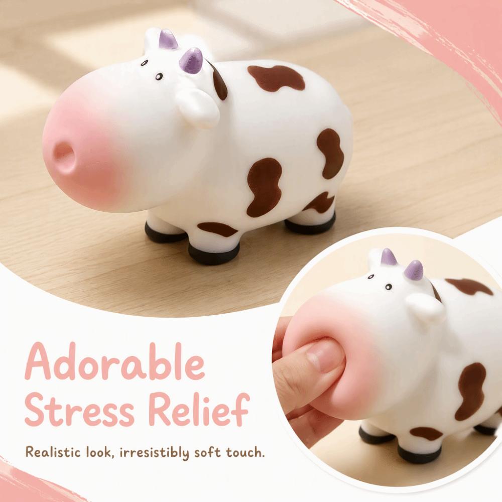 Super Soft COW Squeeze Toys Elastic Slow Rising Squeeze Toy COW Slow Rebound Toy Table Ornaments