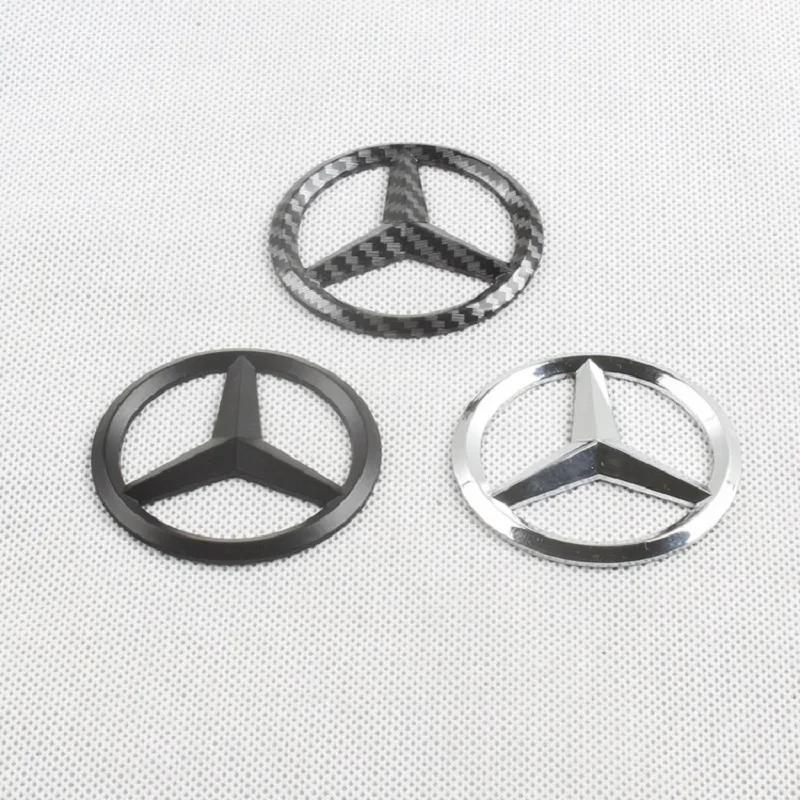 NGR2 52/57mm ABS Car Steering Wheel Emblem Sticker Accessories Mercedes Benz AMG GLC CLA GLK W166 W203 W206 W246 W176 W177 W205