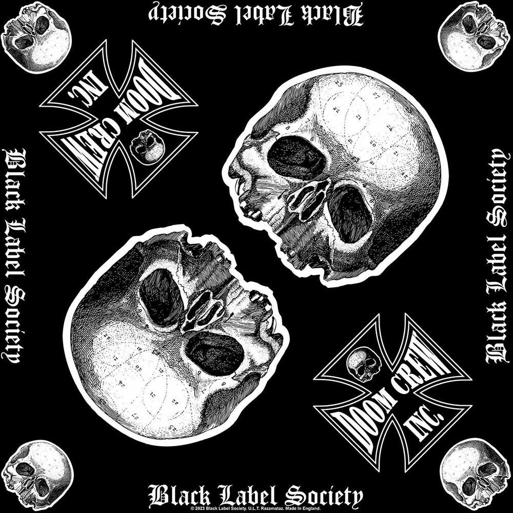 Black Label Society Unisex Adult Doom Crew Bandana
