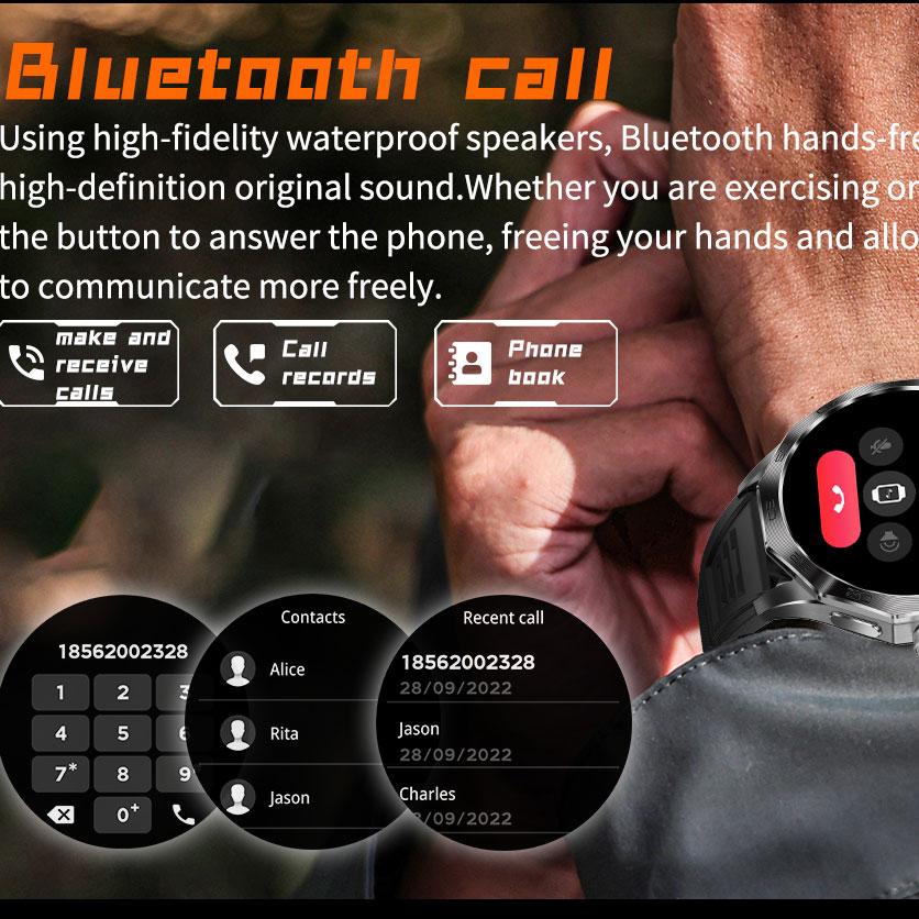 2024 Новые GPS-трекерные умные часы для мужчин с Bluetooth-звонком, спортивный браслет, фитнес-часы с полным сенсорным экраном, умные часы для мужчин