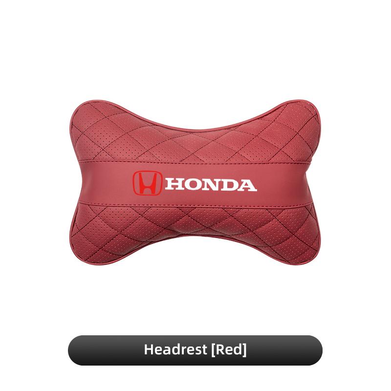 AQL1 Car Seat Headrest Neck Pillow Waist Cushion Accessories For Honda Civic Fit Accord City Vezel CR-V S660 Odyssey HR-V Insight