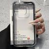 Чехол для телефона с цветной рамкой и прозрачной задней панелью для For Iphone 17 Air 16 15 14 13 12 11 Pro Max Plus, акриловый ударопрочный бампер