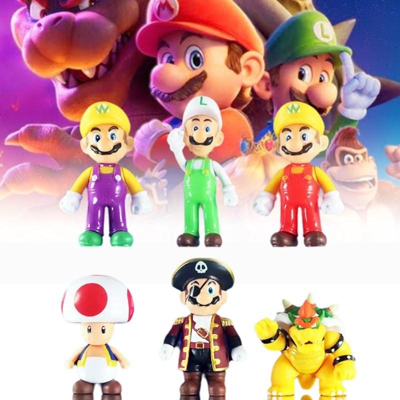 Super Mario 7th Edition Mario Office Figurine Pvc Cartoon Anime Collectible Model