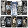 Чехол для телефона с изображением белого тигра для Samsung Galaxy A17 A13 A15 A25 A35 A51 A55 A71 A21S A11 A31 A41 A23 A53 A73 5G A03S A05s