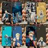 Чехол для телефона Кенто Нанами для iPhone 15,14,13,12,11,Plus,Pro Max,XS,X,XR,SE,Mini,8,7 Мягкий силиконовый черный чехол