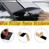 Fit Volvo XC90 2003-2014 6Pcs Black Pillar Posts Stickers Car Door Window Exterior Trim Scratch Resistant Cover Kits Accessories