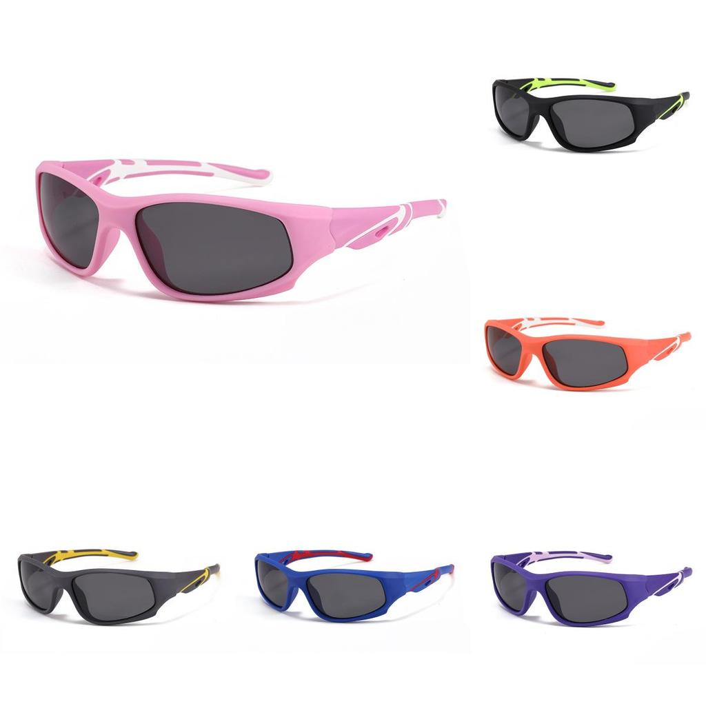 Fashionable Children's Sun Shades For Cycling With Polarized Tac Lenses Uv400 Protection S706