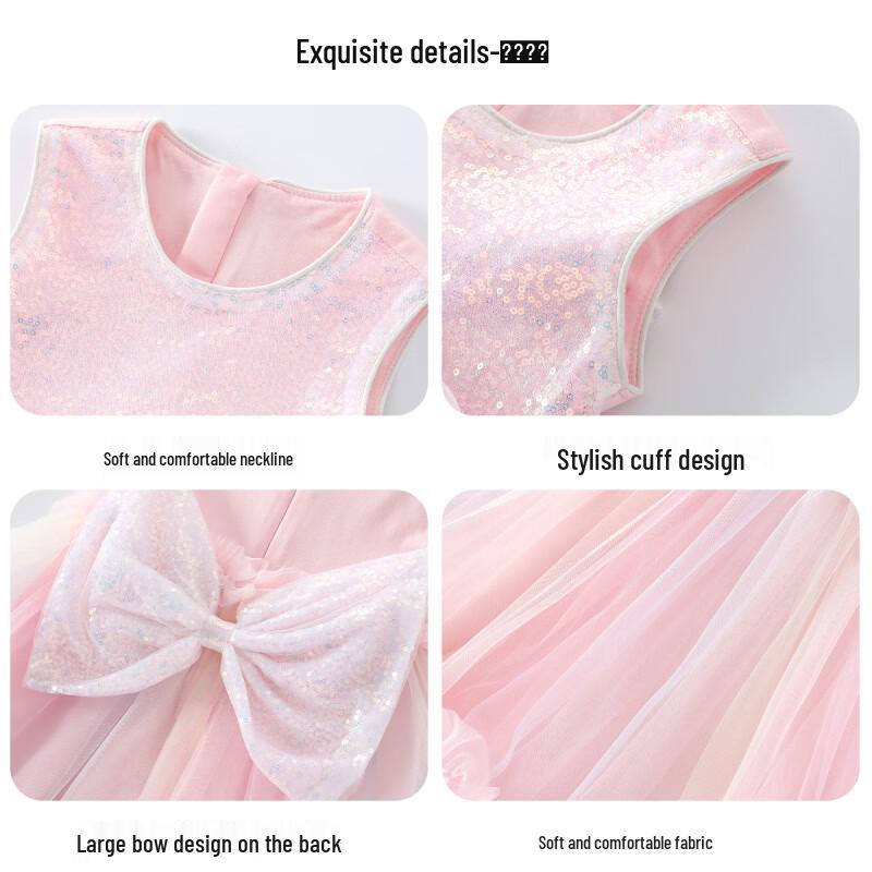 La Chapelle Girls' Sweet Princess Dress