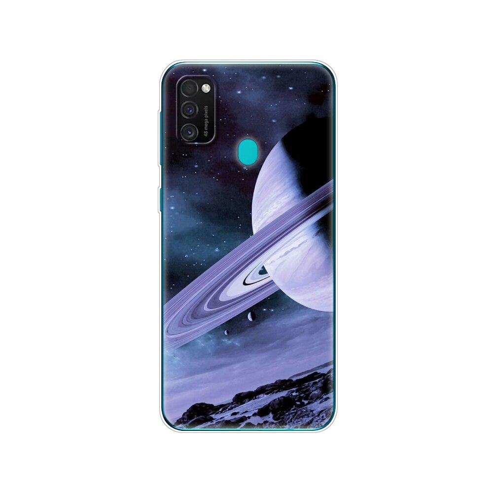 Чехол для Samsung M21, 6,4 дюйма, силиконовый мягкий чехол из ТПУ для Samsung Galaxy M21 M 21 SM-M215FZGUSER m215, задняя сумка для телефона, защитный чехол