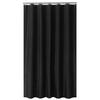 Черная настенная занавеска для душа и ванной, водонепроницаемая занавеска для ванной, крючки для подвешивания #1