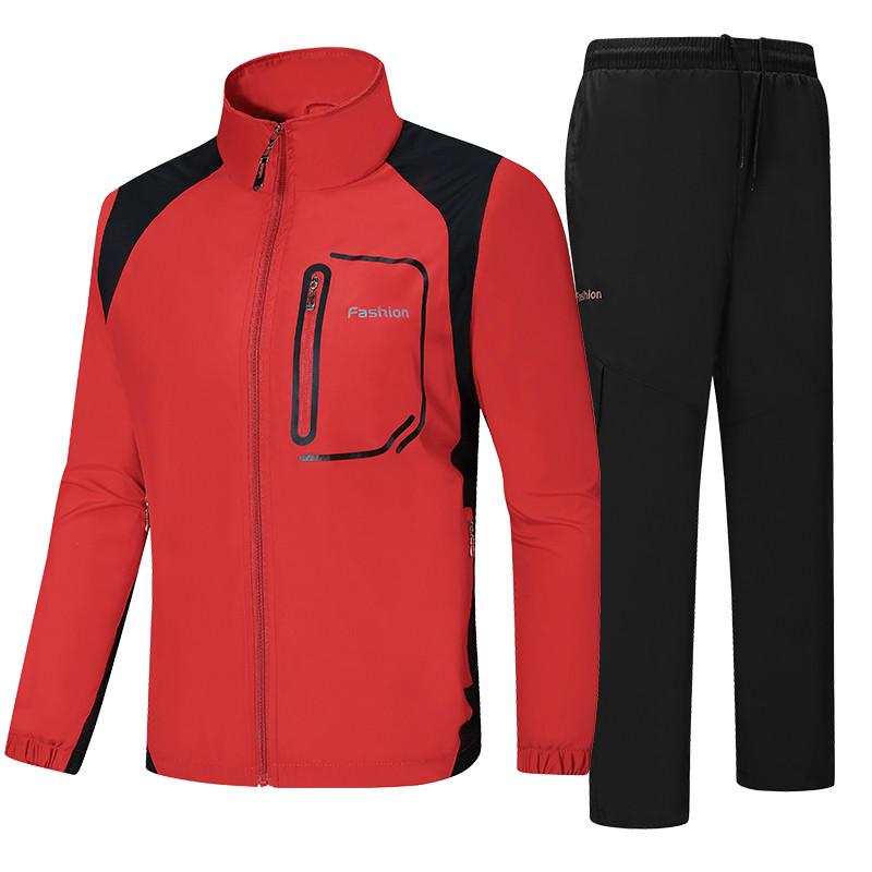 Весенне-осенний комплект мужской спортивной одежды, верхняя одежда, тренировочная повседневная мужская толстовка, спортивный костюм