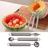 Fruit Carving Knives Fruit Ball Digger Stainless Steel Kitchen Fruit Salad Gadgets Fruit Carving Tools Fruit Scoops