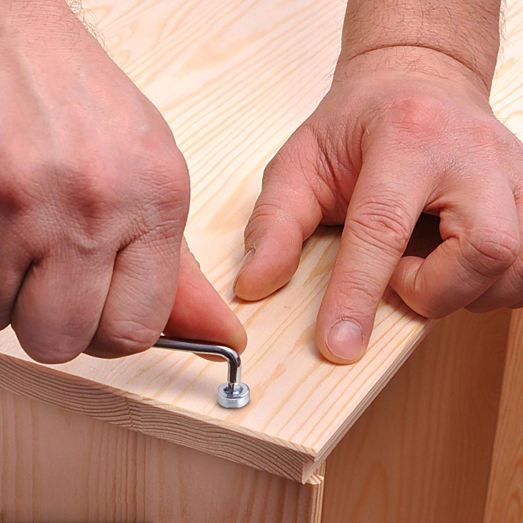 Набор из 96 шт. винтов и гаек с шестигранной головкой M6, набор винтов из нержавеющей стали M6 x 8/12/16/20 мм, винт с чашечной головкой с шестигранным ключом