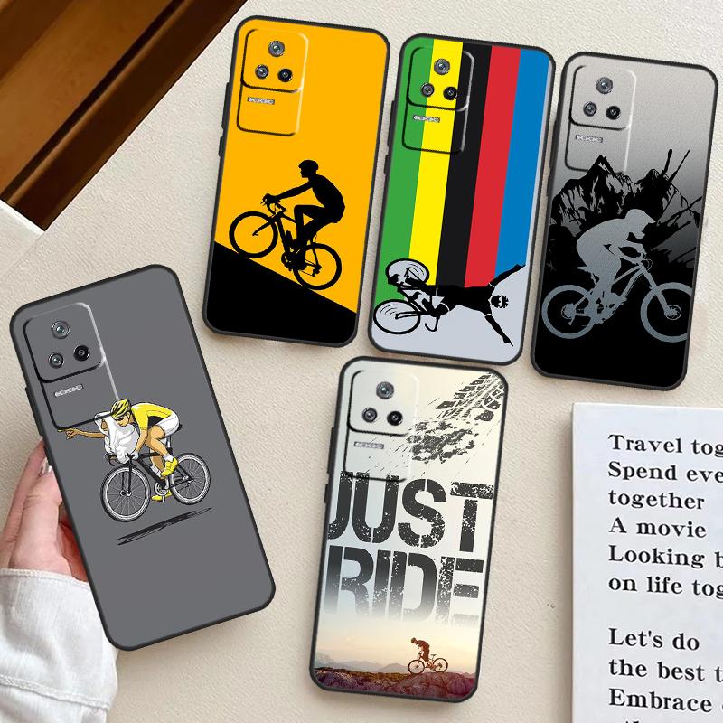 Cycling Bike Case For POCO F5 Pro M6 X3 X5 X6 Pro F3 M5s Xiaomi Mi 13 14 Pro 13T 11T 12T 12 Lite Cover